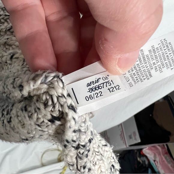 Aerie Offline Chillside Knit Slouchy Oversized Pullover Turtleneck Sweater XL - Picture 12 of 15